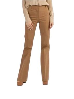 Nili Lotan Arielle Cotton Pant in Whiskey